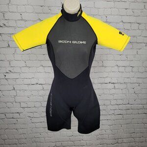Body Glove Pro 2 2:1 mm Black Short Sleeve Shorty Springsuit Wetsuit Size 7/8